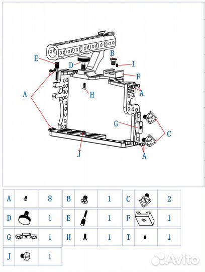 Клетка для dslr камер Panasonic. Новая