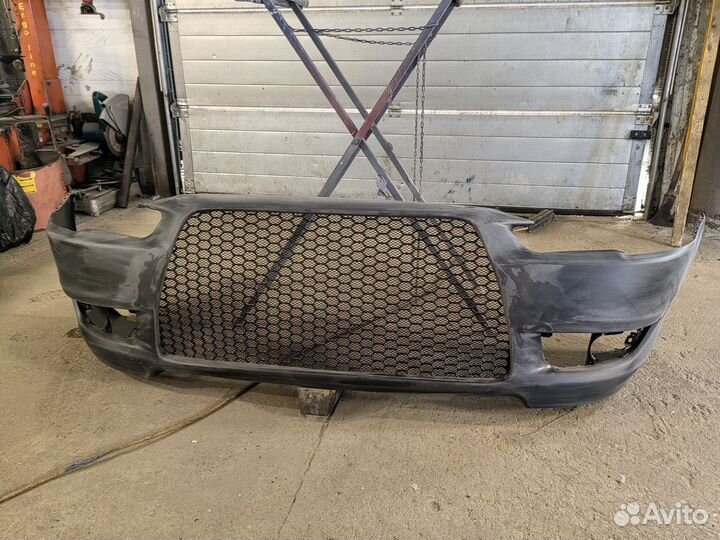Mitsubishi lancer 10 передний бампер