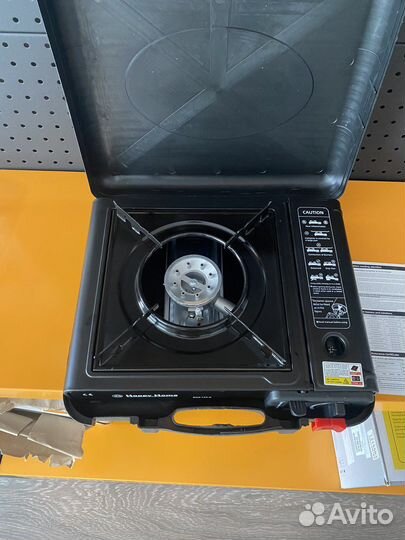 Газовая плита портативная в кейсе с переходником