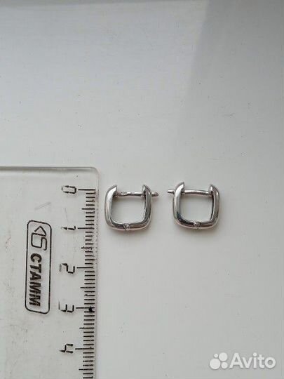 Серьги из серебра 925 пробы