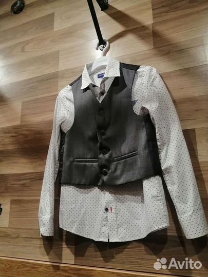 Рубашка школьная 134