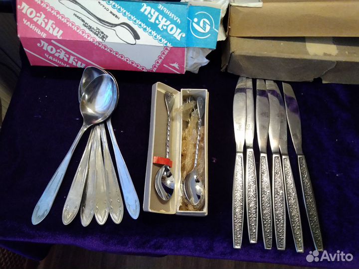 Столовые приборы СССР нержавейка новые