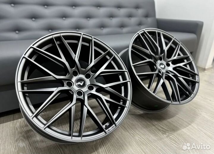 Диски серые VF107 R17 5x114.3 на Kia Mazda Toyota