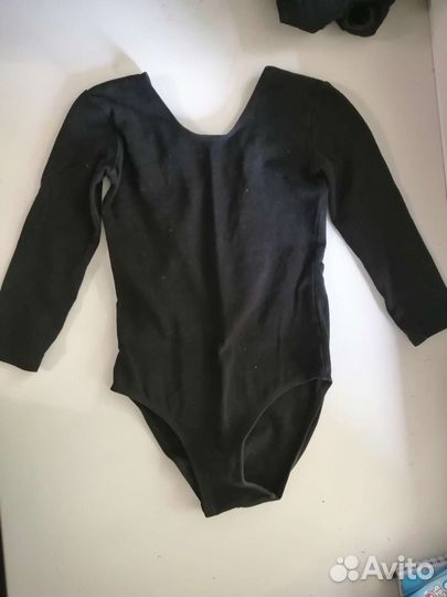Купальник для танцев черный