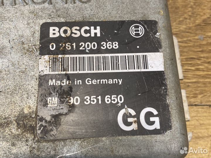 Opel omega b блок управления двигателем