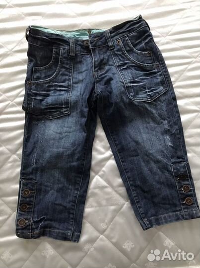 Джинсовые бриджи R.Marks 25 р-р