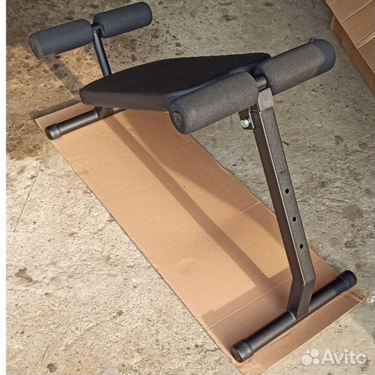 Скамья 2в1 для пресса и спины - гиперэкстензия