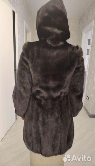 Шуба норковая 42 44 бу