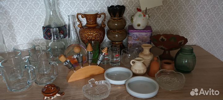 Вазочки, стопки, декоративные мелочи