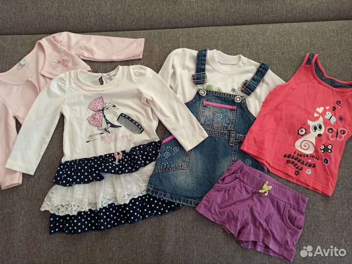 Пакет одежды для девочки на рост 86-92