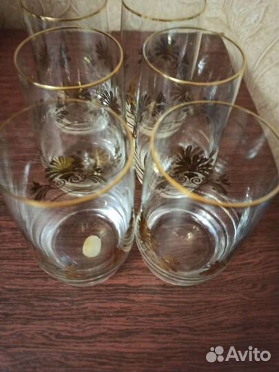 Бокалы, чешское стекло