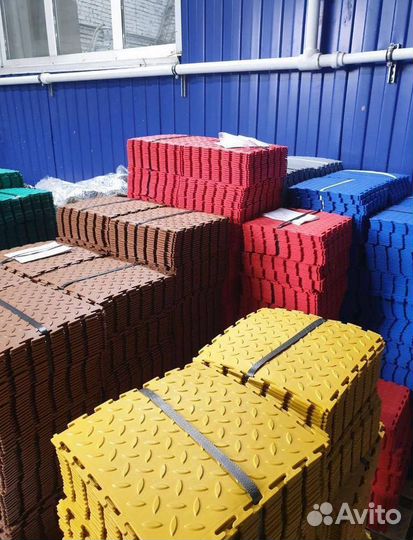 Пвх плитка в спорт зал / фитнес центр