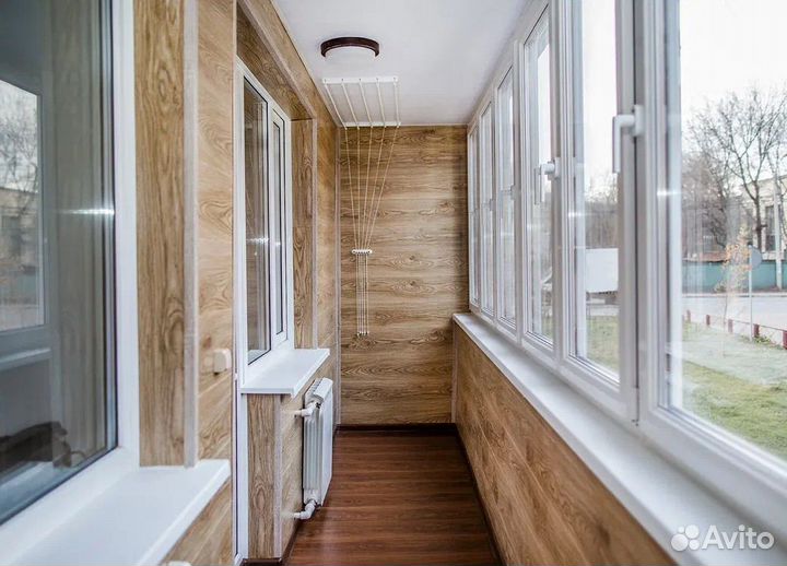 Остекление и внутренняя отделка балконов и лоджий