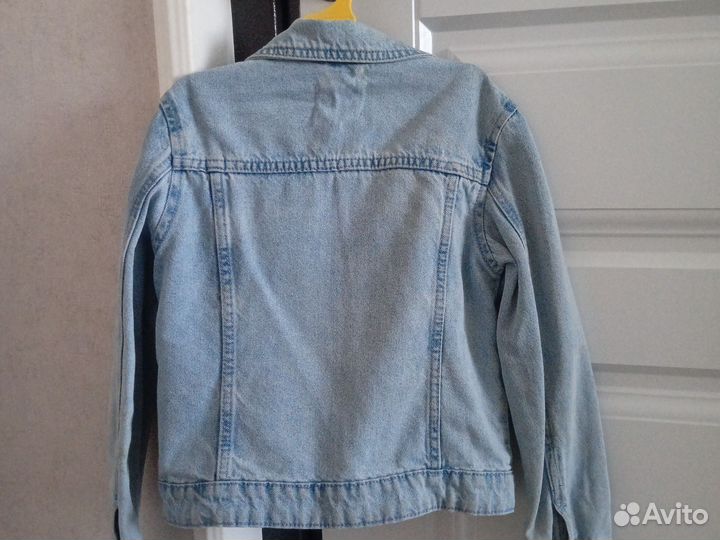 Джинсовая куртка для девочки 134