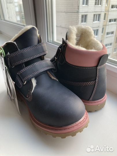 Ботинки зимние для девочки 33 новые