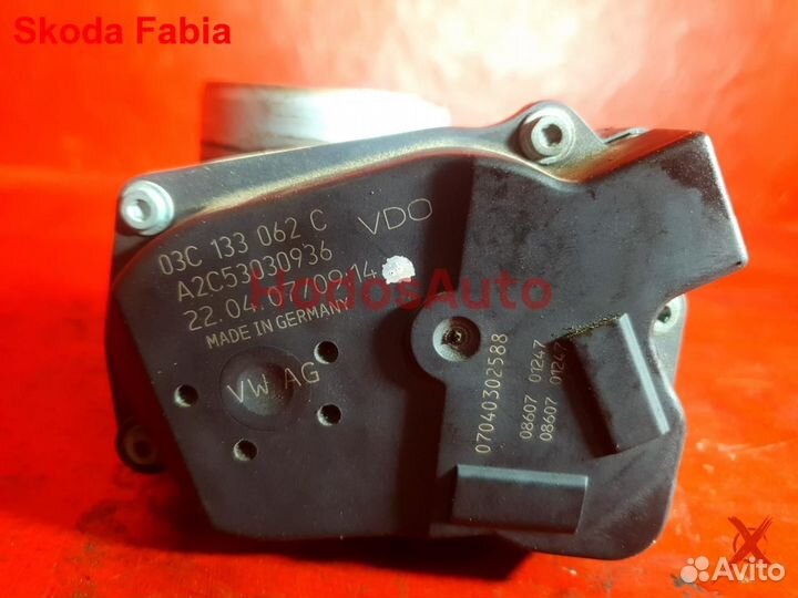 Дроссельная заслонка BTS Skoda Fabia