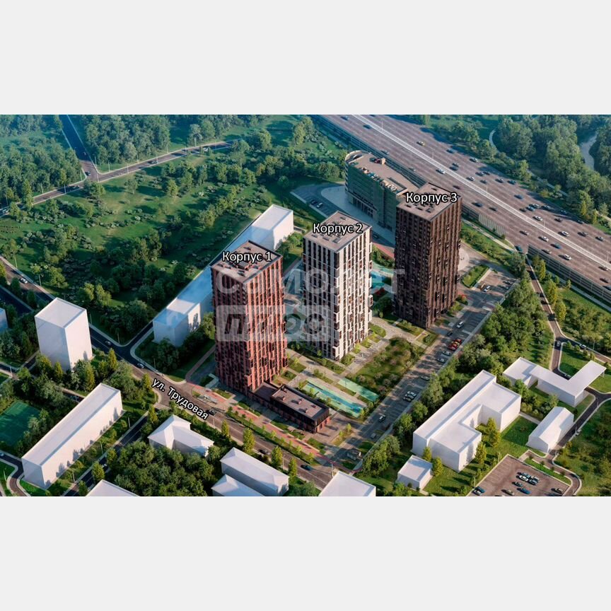 3-к. квартира, 47,7 м², 18/25 эт.