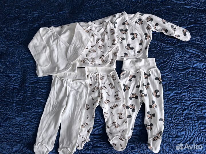 Одежда для новорожденных 62, пакетом
