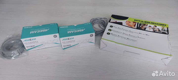 Система видеонаблюдения с двумя камерами 4К