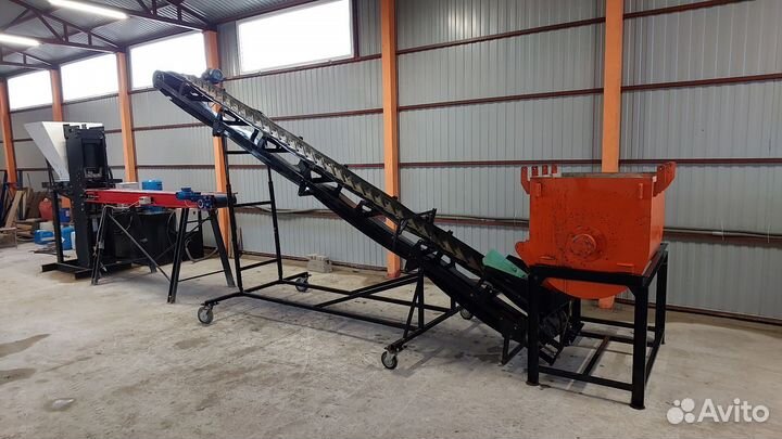 Линия для производства кирпича и тротуарной плитки