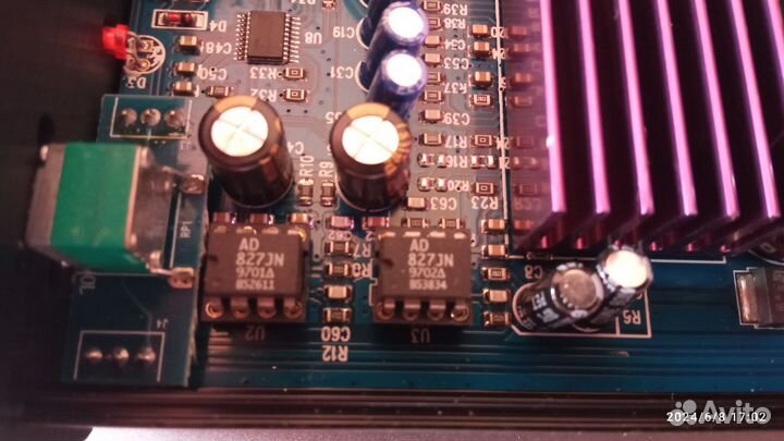 Усилитель FX-Audio 502S PRO с оу AD827JN