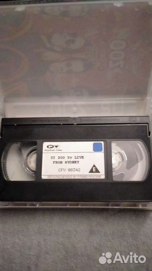 U2 ZOO TV Live from Sydney видеокассета