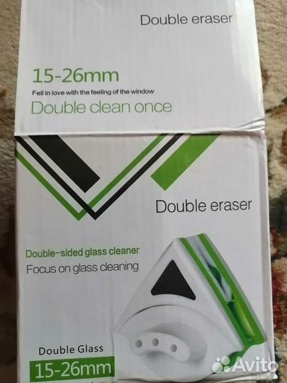 Магнитная щетка для мытья окон