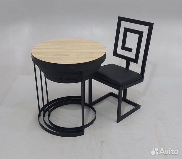 Лофт мебель из металла и дерева