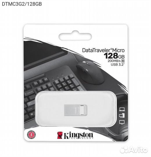USB накопитель Kingston DataTraveler Micro 3.2 USB