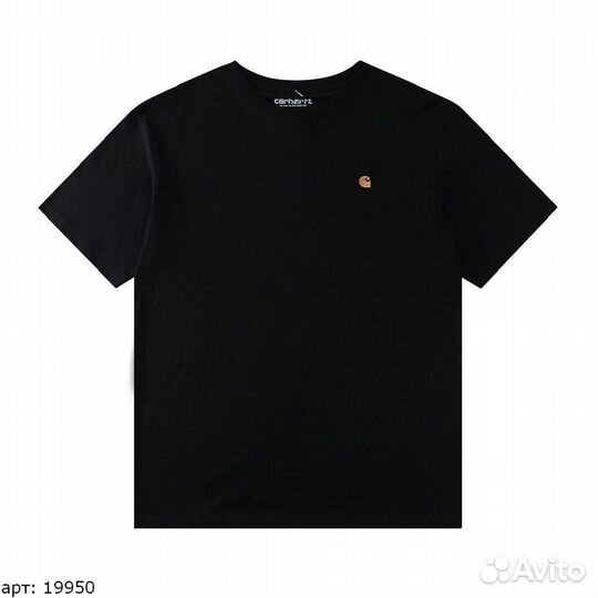 Футболка Carhartt lil logo Чёрная