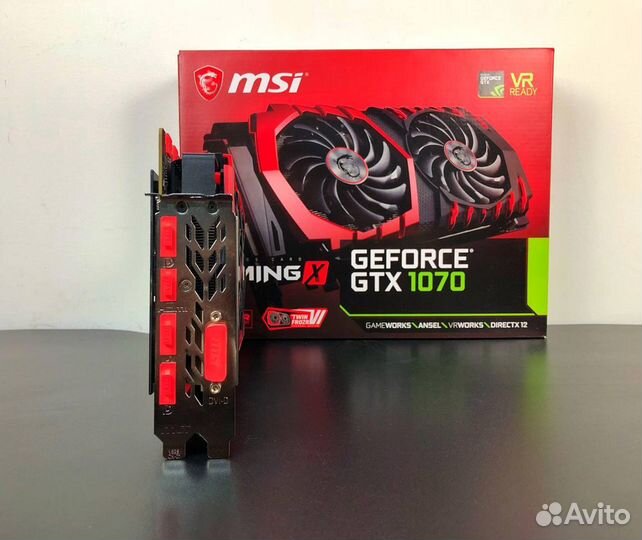 Видеокарта GeForce GTX 1070 Msi GamingX 8GB