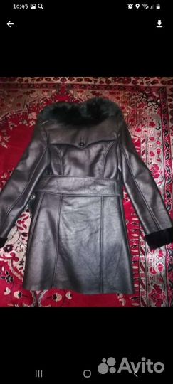 Дубленка натуральная женская 42 44
