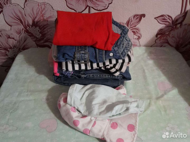 Детские вещи пакетом для девочки 110 116
