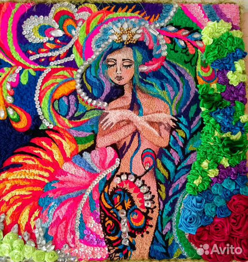 Вышивка на подрамнике