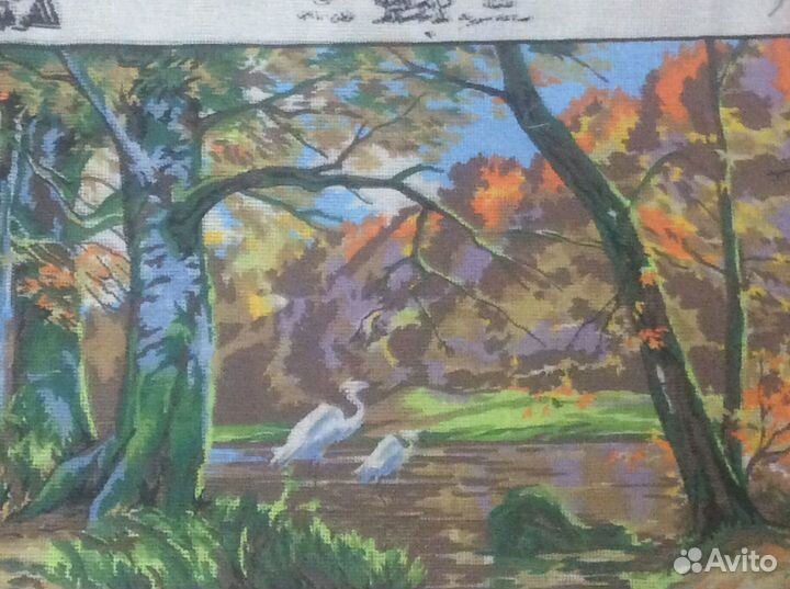 Вышивка канва с рисунком