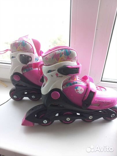 Роликовые коньки детские раздвижные