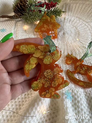 Елочные украшения ручной работы набор