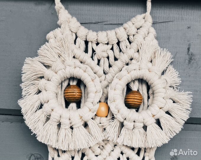 Сова Тима (техника макраме). Оберег. Талисман