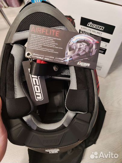 Мото шлем Icon Airflate Blockchain