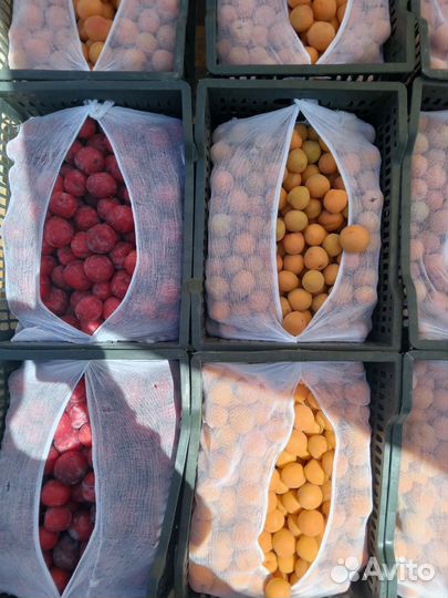 Ящик абрикосов 6-7кг / клубника / малина