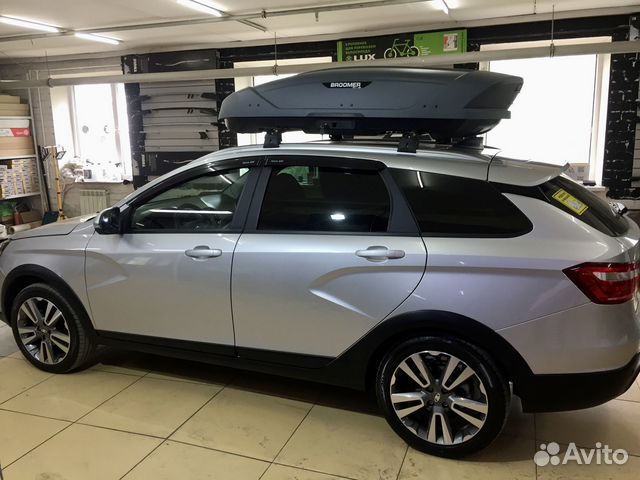Автобокс Broomer на крышу LADA Vesta