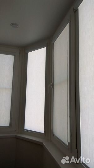 Рулонные шторы с направляющими