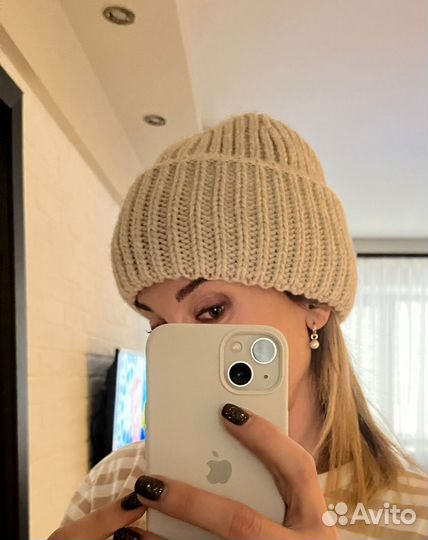 Шапка бини зимняя утеплëнная на флисе