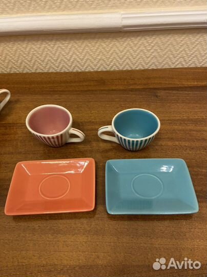 Кофейные чашки, 6 пар