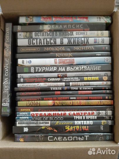 DvD диски разные коробкой