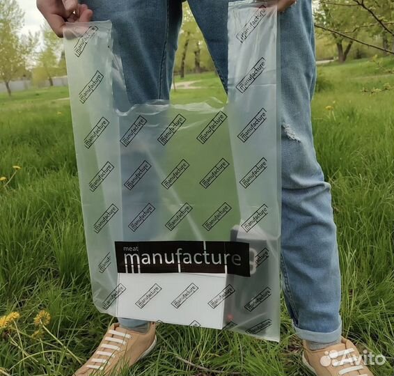 Печать на пакетах майка пвд с логотипом