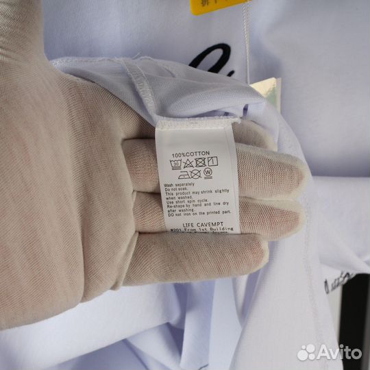 Футболка Cav empt Белая, 100% Хлопок