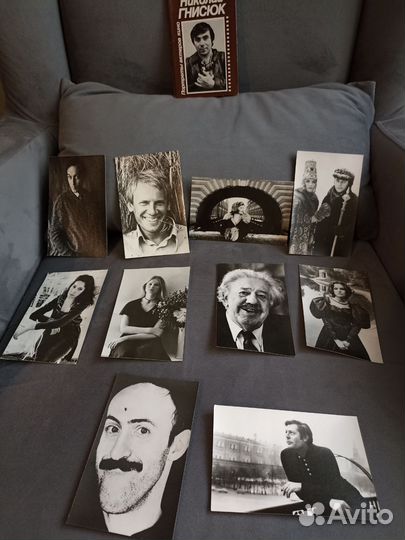 Набор фотографий советских актеров