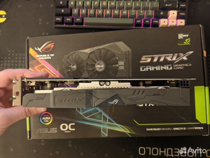 Gtx 1050ti asus rog strix в идеале