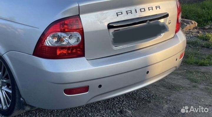 Задний бампер priora1 хэтчбек
